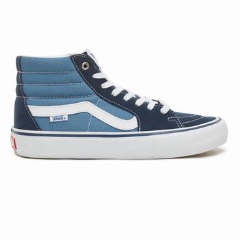 Férfi Vans Sk8-Hi Pro Deszkás Cipő VA4605287 Sötétkék/Sötétkék